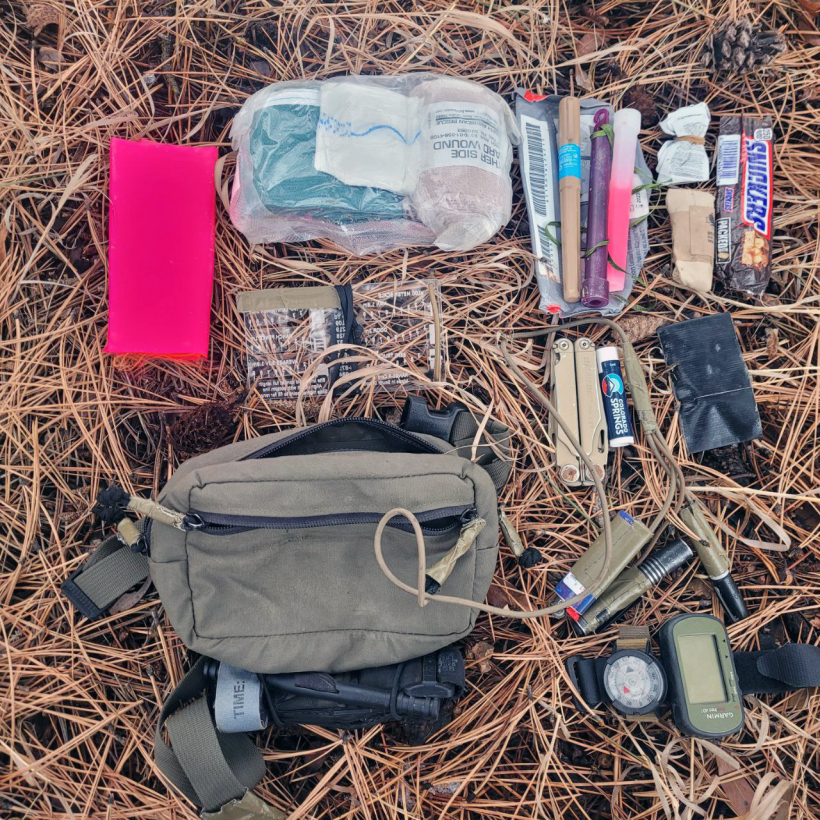 Black Hills Designs RANGE-R Card integrating into a Spiritus Systems Fanny SACK