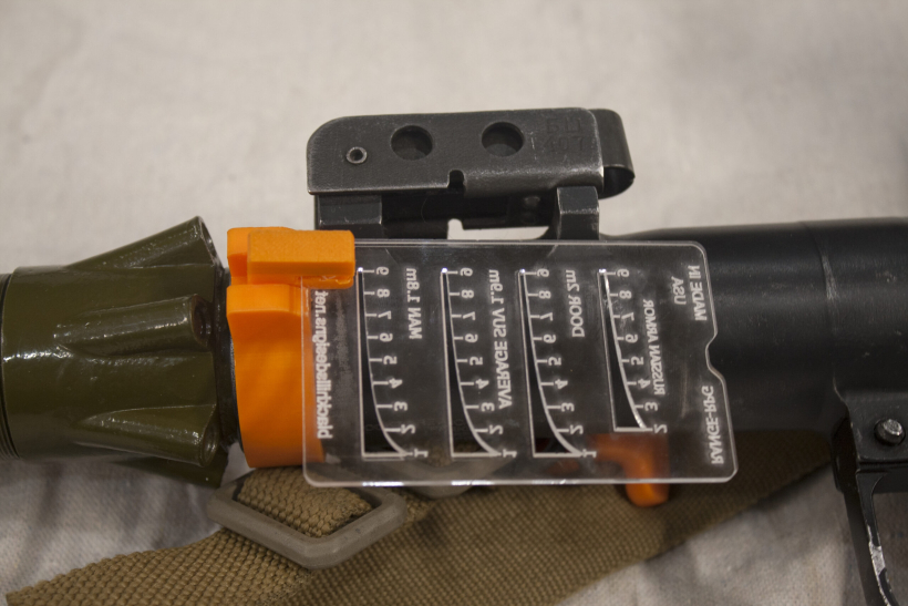 Black Hills Designs RPG-7 PIP - RANGE-R Card folded