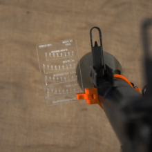 Black Hills Designs RPG-7 PIP - Reading the RANGE-R Card with Iron Sights