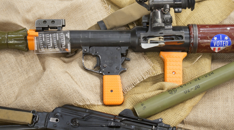 Black Hills Designs RPG-7 PIP - Grip set and RANGE-R Card mount with AKS74U