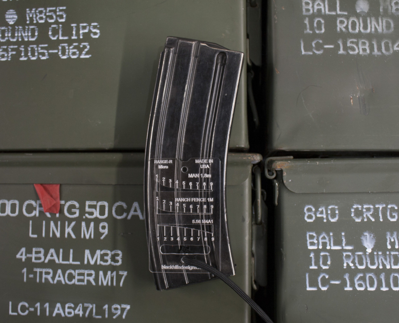 Black Hills Designs - Micro RANGE-R Card and STANAG for scale